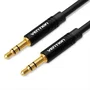 Vention Cable Estéreo Jack 3.5 mm Macho a Jack 3.5 mm Macho 1m Negro BAKBF